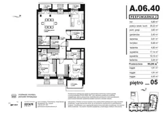 3 pokoje, apartament 93,59 m², piętro 5, oferta nr A.06.40, Perfumiarnia 2, Poznań, Św. Łazarz, Łazarz, ul. Śniadeckich 10