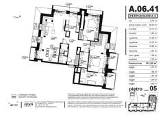 3 pokoje, apartament 111,91 m², piętro 5, oferta nr A.06.41, Perfumiarnia 2, Poznań, Św. Łazarz, Łazarz, ul. Śniadeckich 10