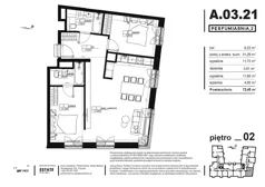 3 pokoje, apartament 72,36 m², piętro 2, oferta nr A.03.21, Perfumiarnia 2, Poznań, Św. Łazarz, Łazarz, ul. Śniadeckich 10