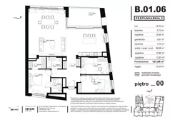 4 pokoje, apartament 127,41 m², parter, oferta nr B.01.06, Perfumiarnia 2, Poznań, Św. Łazarz, Łazarz, ul. Śniadeckich 10