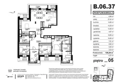 5 pokoi, apartament 127,38 m², piętro 5, oferta nr B.06.37, Perfumiarnia 2, Poznań, Św. Łazarz, Łazarz, ul. Śniadeckich 10