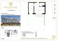 2 pokoje, lokal inwestycyjny 47,05 m², parter, oferta nr 3, Wild Pearl, Kołobrzeg, ul. Jedności Narodowej 12D i 12 E