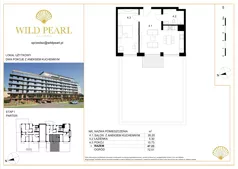 2 pokoje, lokal inwestycyjny 47,04 m², piętro 1, oferta nr 9, Wild Pearl, Kołobrzeg, ul. Jedności Narodowej 12D i 12 E