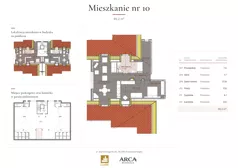 3 pokoje, apartament 65,20 m², piętro 2, oferta nr 10, Arca Residence, Szklarska Poręba, ul. Waryńskiego 8 C/D