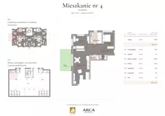 3 pokoje, apartament 80,20 m², parter, oferta nr 4, Arca Residence, Szklarska Poręba, ul. Waryńskiego 8 C/D