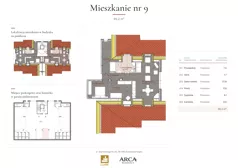 3 pokoje, apartament 65,20 m², piętro 2, oferta nr 9, Arca Residence, Szklarska Poręba, ul. Waryńskiego 8 C/D