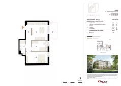3 pokoje, apartament 55,82 m², piętro 2, oferta nr M16, Sopot 645, Sopot, Świemirowo, ul. Aleja Niepodległości 645B