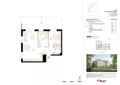 3 pokoje, apartament 59,88 m², piętro 3, oferta nr M19, Sopot 645, Sopot, Świemirowo, ul. Aleja Niepodległości 645B