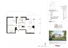 3 pokoje, apartament 100,68 m², piętro 4, oferta nr M26, Sopot 645, Sopot, Świemirowo, ul. Aleja Niepodległości 645B