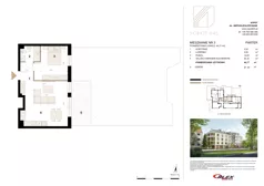 2 pokoje, apartament 44,77 m², piętro 1, oferta nr M8, Sopot 645, Sopot, Świemirowo, ul. Aleja Niepodległości 645B