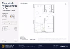 2 pokoje, apartament 38,34 m², piętro 5, oferta nr A.34, Tymienieckiego 17, Łódź, Widzew, ul. Tymienieckiego 17