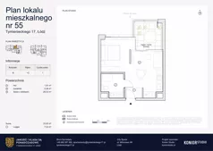 2 pokoje, apartament 33,82 m², piętro 2, oferta nr B.55, Tymienieckiego 17, Łódź, Widzew, ul. Tymienieckiego 17