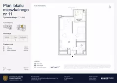 2 pokoje, apartament 53,94 m², piętro 2, oferta nr A.11, Tymienieckiego 17, Łódź, Widzew, ul. Tymienieckiego 17