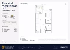 2 pokoje, apartament 53,35 m², piętro 1, oferta nr A.4, Tymienieckiego 17, Łódź, Widzew, ul. Tymienieckiego 17