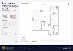 3 pokoje, apartament 73,57 m², piętro 5, oferta nr A.35, Tymienieckiego 17, Łódź, Widzew, ul. Tymienieckiego 17