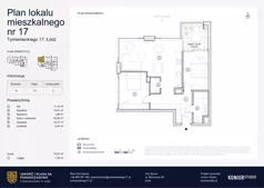 3 pokoje, apartament 73,57 m², piętro 3, oferta nr A.17, Tymienieckiego 17, Łódź, Widzew, ul. Tymienieckiego 17
