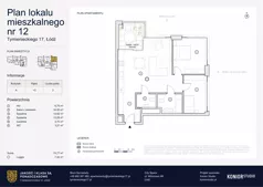 3 pokoje, apartament 74,77 m², piętro 2, oferta nr A.12, Tymienieckiego 17, Łódź, Widzew, ul. Tymienieckiego 17
