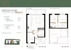 4 pokoje, apartament 88,35 m², parter, oferta nr 41A/1, Emaus 41, Kraków, Zwierzyniec, ul. Emaus 41