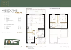 4 pokoje, apartament 88,43 m², parter, oferta nr 41B/1, Emaus 41, Kraków, Zwierzyniec, ul. Emaus 41