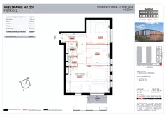 3 pokoje, mieszkanie 64,20 m², piętro 2, oferta nr 201, Nowa Tkalnia, Łódź, Widzew, ul. Milionowa/Kilińskiego