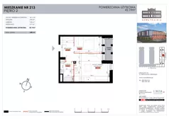 2 pokoje, mieszkanie 42,19 m², piętro 2, oferta nr 213, Nowa Tkalnia, Łódź, Widzew, ul. Milionowa/Kilińskiego