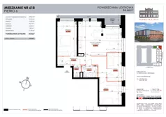 4 pokoje, mieszkanie 84,46 m², piętro 6, oferta nr 618, Nowa Tkalnia, Łódź, Widzew, ul. Milionowa/Kilińskiego