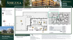 3 pokoje, mieszkanie 62,30 m², parter, oferta nr B01, Śnieżna - Osiedle nad Przemszą, Sosnowiec, Pogoń, ul. Śnieżna 2