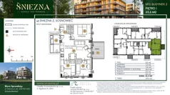 4 pokoje, mieszkanie 63,60 m², piętro 1, oferta nr B12, Śnieżna - Osiedle nad Przemszą, Sosnowiec, Pogoń, ul. Śnieżna 2