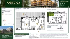 2 pokoje, mieszkanie 40,60 m², piętro 2, oferta nr B15, Śnieżna - Osiedle nad Przemszą, Sosnowiec, Pogoń, ul. Śnieżna 2