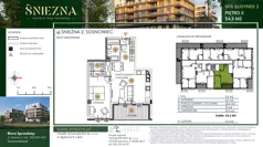 2 pokoje, mieszkanie 54,30 m², piętro 2, oferta nr B18, Śnieżna - Osiedle nad Przemszą, Sosnowiec, Pogoń, ul. Śnieżna 2