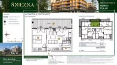 2 pokoje, mieszkanie 39,40 m², piętro 2, oferta nr B21, Śnieżna - Osiedle nad Przemszą, Sosnowiec, Pogoń, ul. Śnieżna 2