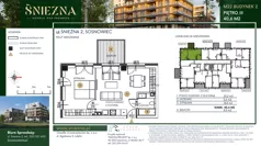 2 pokoje, mieszkanie 40,60 m², piętro 3, oferta nr B22, Śnieżna - Osiedle nad Przemszą, Sosnowiec, Pogoń, ul. Śnieżna 2
