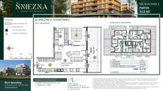 2 pokoje, mieszkanie 46,50 m², parter, oferta nr B03, Śnieżna - Osiedle nad Przemszą, Sosnowiec, Pogoń, ul. Śnieżna 2