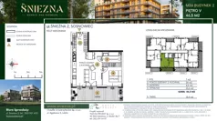 2 pokoje, mieszkanie 46,50 m², piętro 5, oferta nr B38, Śnieżna - Osiedle nad Przemszą, Sosnowiec, Pogoń, ul. Śnieżna 2