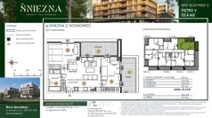 3 pokoje, mieszkanie 53,40 m², piętro 5, oferta nr B41, Śnieżna - Osiedle nad Przemszą, Sosnowiec, Pogoń, ul. Śnieżna 2