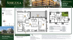3 pokoje, mieszkanie 53,40 m², piętro 6, oferta nr B48, Śnieżna - Osiedle nad Przemszą, Sosnowiec, Pogoń, ul. Śnieżna 2