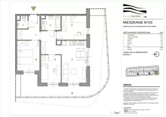 4 pokoje, mieszkanie 65,58 m², piętro 1, oferta nr M100, Royal Garden, Rzeszów, Miłocin, ul. Technologiczna