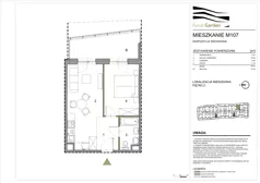 2 pokoje, mieszkanie 38,74 m², piętro 2, oferta nr M107, Royal Garden, Rzeszów, Miłocin, ul. Technologiczna