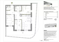 4 pokoje, mieszkanie 65,58 m², piętro 2, oferta nr M110, Royal Garden, Rzeszów, Miłocin, ul. Technologiczna