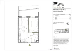 2 pokoje, mieszkanie 38,74 m², piętro 3, oferta nr M117, Royal Garden, Rzeszów, Miłocin, ul. Technologiczna