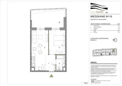 2 pokoje, mieszkanie 38,81 m², piętro 3, oferta nr M118, Royal Garden, Rzeszów, Miłocin, ul. Technologiczna