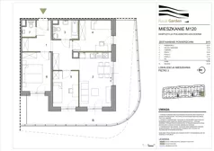 4 pokoje, mieszkanie 65,58 m², piętro 3, oferta nr M120, Royal Garden, Rzeszów, Miłocin, ul. Technologiczna