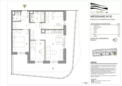 4 pokoje, mieszkanie 65,57 m², piętro 4, oferta nr M130, Royal Garden, Rzeszów, Miłocin, ul. Technologiczna