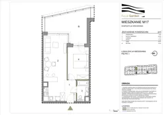 2 pokoje, mieszkanie 43,27 m², piętro 1, oferta nr M17, Royal Garden, Rzeszów, Miłocin, ul. Technologiczna