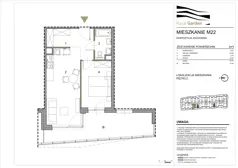 2 pokoje, mieszkanie 42,70 m², piętro 2, oferta nr M22, Royal Garden, Rzeszów, Miłocin, ul. Technologiczna