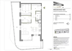 3 pokoje, mieszkanie 53,53 m², piętro 2, oferta nr M25, Royal Garden, Rzeszów, Miłocin, ul. Technologiczna