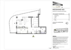 3 pokoje, mieszkanie 58,22 m², piętro 2, oferta nr M26, Royal Garden, Rzeszów, Miłocin, ul. Technologiczna