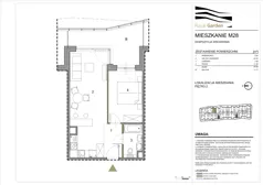 2 pokoje, mieszkanie 43,38 m², piętro 2, oferta nr M28, Royal Garden, Rzeszów, Miłocin, ul. Technologiczna