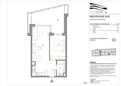 2 pokoje, mieszkanie 43,38 m², piętro 2, oferta nr M29, Royal Garden, Rzeszów, Miłocin, ul. Technologiczna