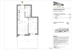 2 pokoje, mieszkanie 39,52 m², parter, oferta nr M3, Royal Garden, Rzeszów, Miłocin, ul. Technologiczna